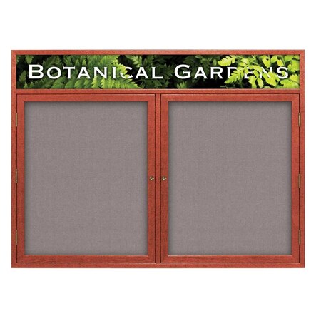United Visual Products Open Faced Traditional Corkboard, 60x36" UV643A-BLACK-BLSPRU